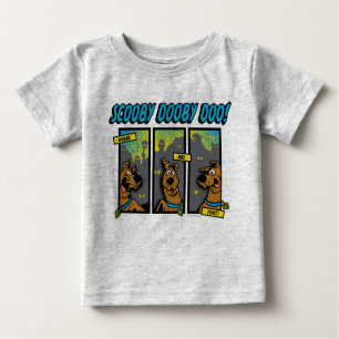 Scooby-Doo var är du komiska paneler Tee Shirt