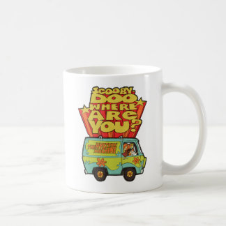 Scooby-Doo | "Var är du?" Retro Tecknad Van Kaffemugg
