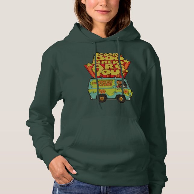 Scooby-Doo | "Var är du?" Retro Tecknad Van Tee (Framsida)