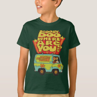 Scooby-Doo | "Var är du?" Retro Tecknad Van Tee