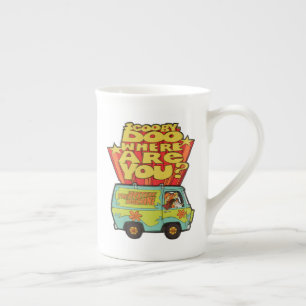 Scooby-Doo "var är du?", Retro tecknadskåpbil Benporslin Mugg