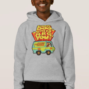 Scooby-Doo   "var är du?", Retro tecknadskåpbil T Shirt