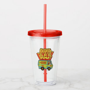 Scooby-Doo "var är du?", Retro tecknadskåpbil Take Away Mugg