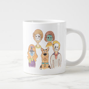 Scooby-Doo Våra Halloween-masker Jumbo Mugg