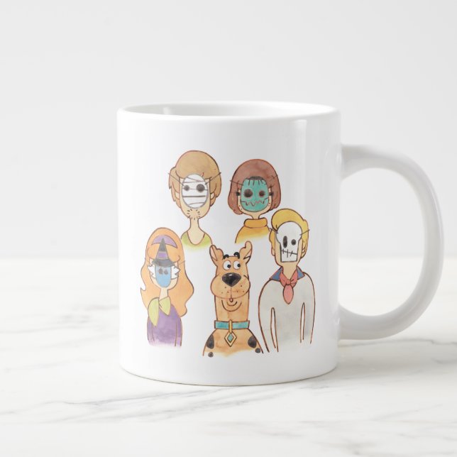 Scooby-Doo | Våra Halloween-masker Jumbo Mugg (Höger)