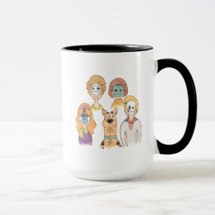 Scooby-Doo Våra Halloween-masker Mugg