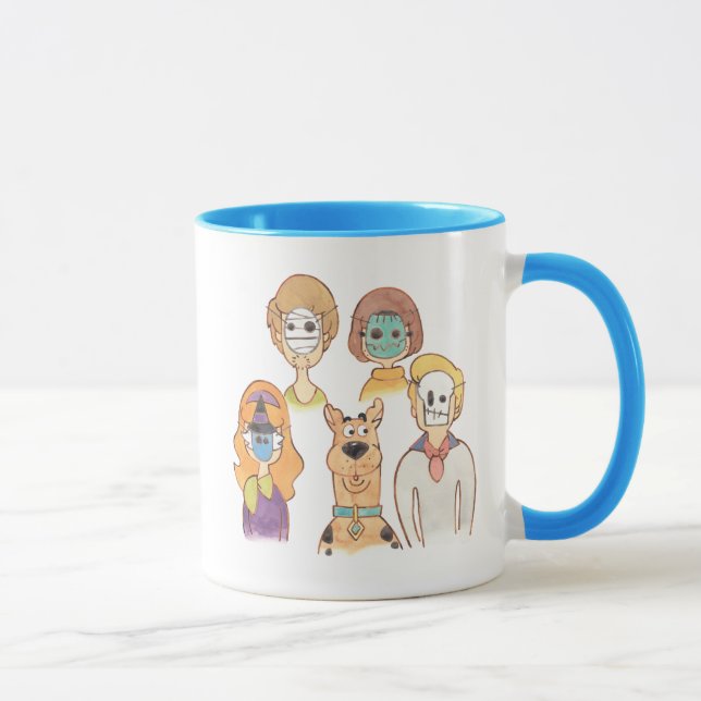 Scooby-Doo | Våra Halloween-masker Mugg (Höger)