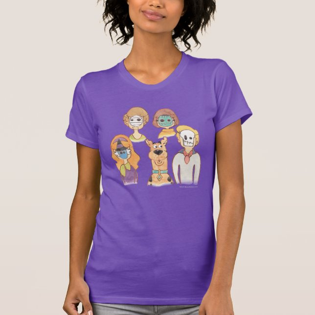 Scooby-Doo | Våra Halloween-masker T Shirt (Framsida)