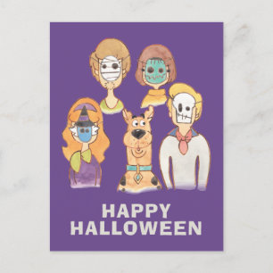 Scooby-Doo   Våra Halloween-masker Vykort