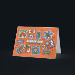 Scooby-Doo Wall of Halloween Picture Frames Kort<br><div class="desc">Check out this spooky wall of hanging picture frames over a brick wall! Grab this graphic for your own wall on an art print,  or enjoy on a cozy blanket. Shop this graphic on even more customizable Zazzle gifts!</div>