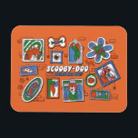 Scooby-Doo Wall of Halloween Picture Frames Magnet<br><div class="desc">Check out this spooky wall of hanging picture frames over a brick wall! Grab this graphic for your own wall on an art print,  or enjoy on a cozy blanket. Shop this graphic on even more customizable Zazzle gifts!</div>