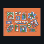 Scooby-Doo Wall of Halloween Picture Frames Vykort<br><div class="desc">Check out this spooky wall of hanging picture frames over a brick wall! Grab this graphic for your own wall on an art print,  or enjoy on a cozy blanket. Shop this graphic on even more customizable Zazzle gifts!</div>