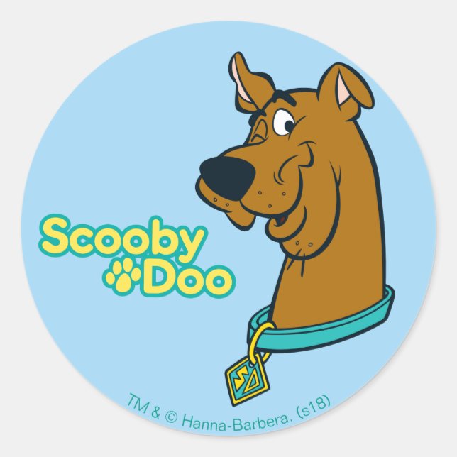 Scooby-Doo Winking Runt Klistermärke (Framsida)