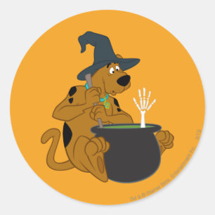 Scooby-Doo Witch's Cauldron Runt Klistermärke