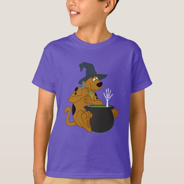 Scooby-Doo Witch's Cauldron T Shirt (Framsida)