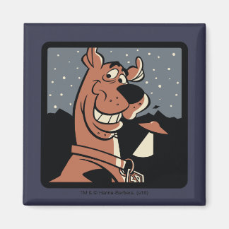 Scooby-Doo with UFO Magnet