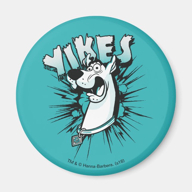Scooby-Doo "Yikes"! Raster Magnet (Framsidan)