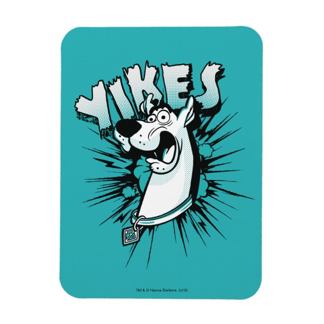 Scooby-Doo "Yikes"! Raster Magnet (Vertikal)