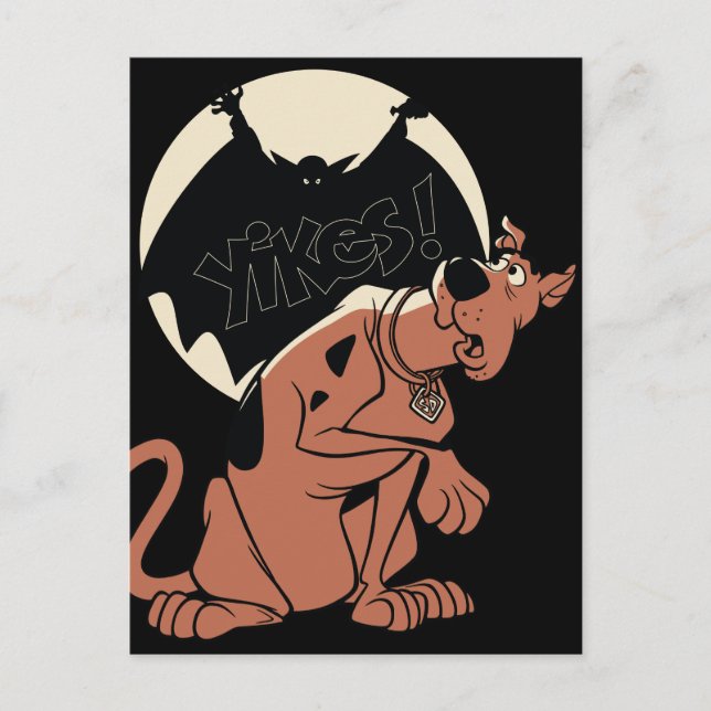 Scooby-Doo "Yikes"! Vampire Shadow Vykort (Framsida)