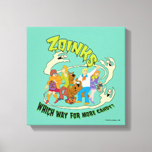 Scooby-Doo Zoinkor som gör mer godis? Canvastryck