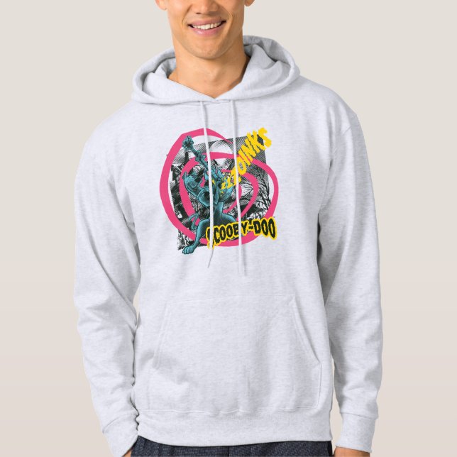 Scooby-Doo Zoinks Punk Guitar Graphic Hoodie (Framsida)