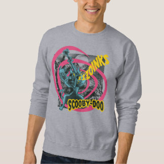 Scooby-Doo Zoinks Punk Guitar Graphic Lång Ärmad Tröja