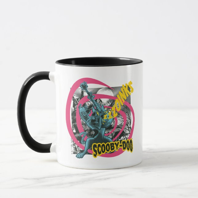 Scooby-Doo Zoinks Punk Guitar Graphic Mugg (Vänster)