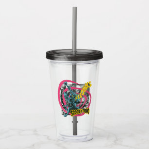 Scooby-Doo Zoinks Punk Guitar Graphic Take Away Mugg