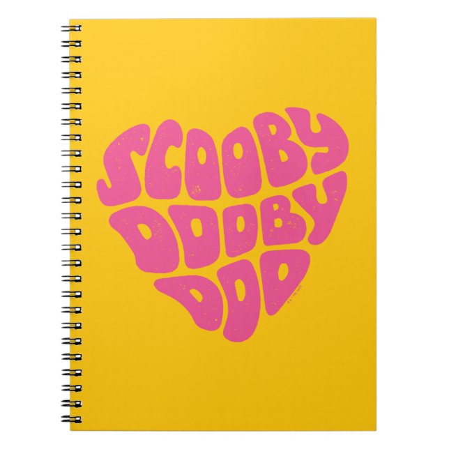 Scooby Dooby Doo Heart Anteckningsbok (Framsidan)