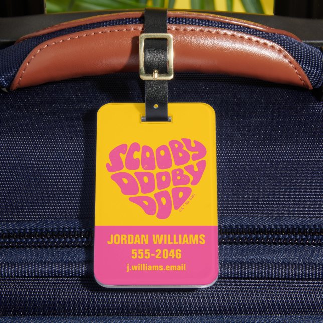 Scooby Dooby Doo Heart Bagagebricka (Framsida Insitu 2)