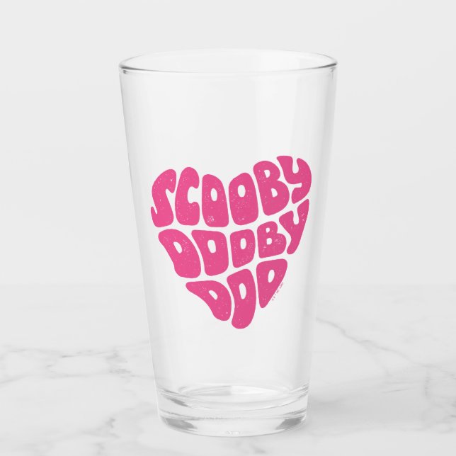 Scooby Dooby Doo Heart Glaskopp (Framsida)