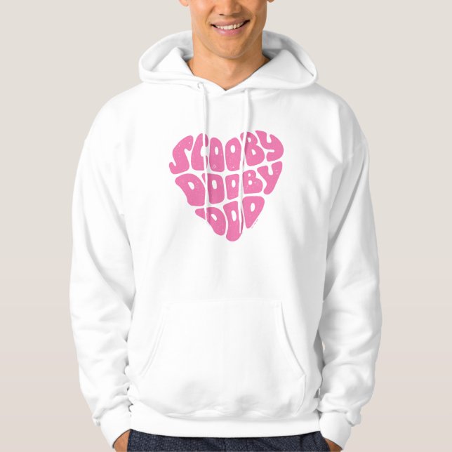 Scooby Dooby Doo Heart Hoodie (Framsida)
