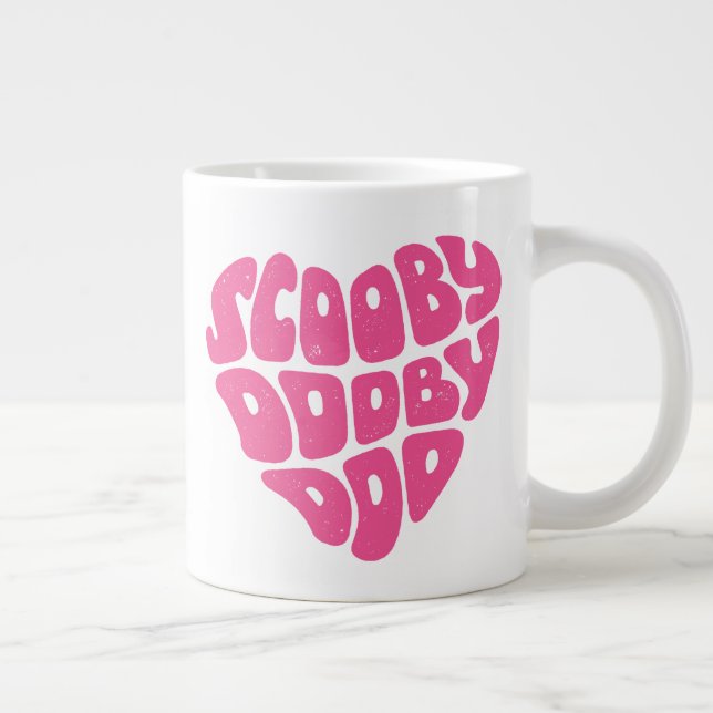 Scooby Dooby Doo Heart Jumbo Mugg (Höger)