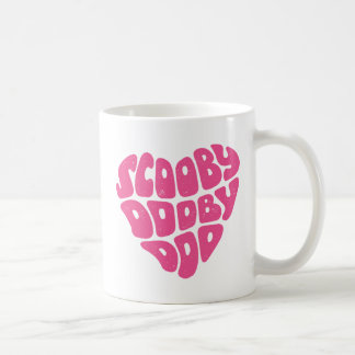 Scooby Dooby Doo Heart Kaffemugg