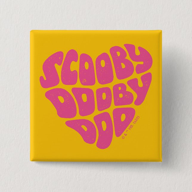 Scooby Dooby Doo Heart Knapp (Framsida)