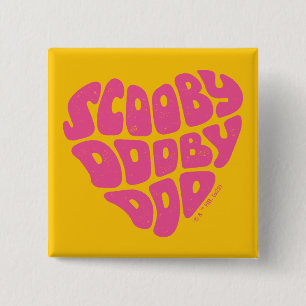 Scooby Dooby Doo Heart Knapp