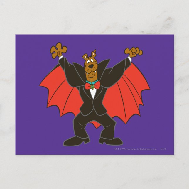 Scooby Dracula Vykort (Framsida)