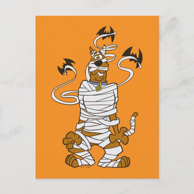 Scooby Mummy Vykort (Framsida)