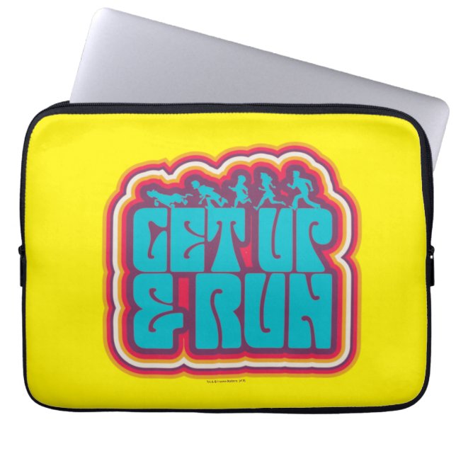 Scooby och Gang-grafiken "Get Up & Springa" Laptop Fodral (Framsidan)