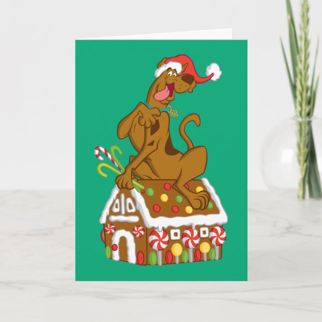 Scooby och Gingerbröd House Helgkort (Framsida)
