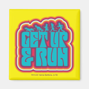Scooby och ligan "grafiska utstyrsel & springa" magnet