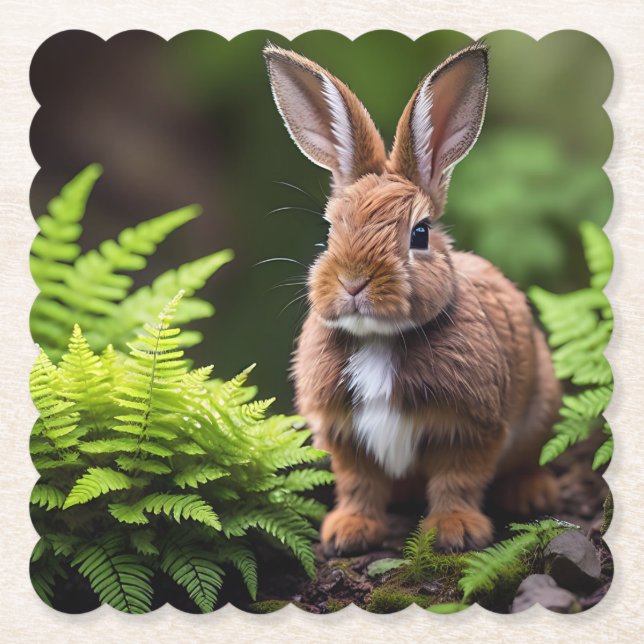 "Scooby the Dwarf Bunny: Lite Boll av Joy" Underlägg Papper (Framsida)