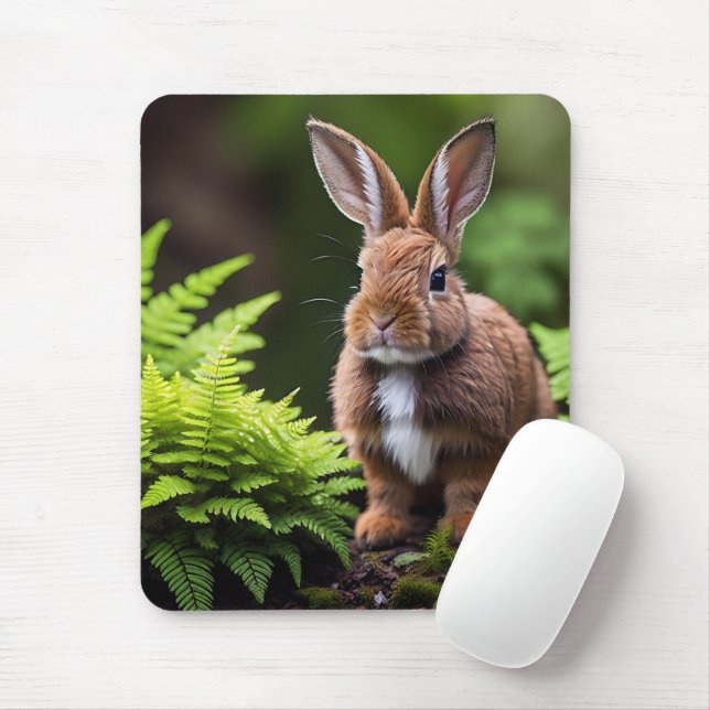 Scooby the Dwarf Bunny Rabbit, Mousepad Musmatta (Med mus)