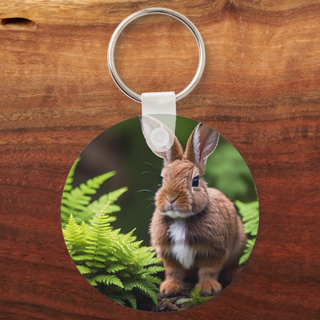 Scooby The Dwarf Bunny Rabbit, Nyckelring (Framsida)