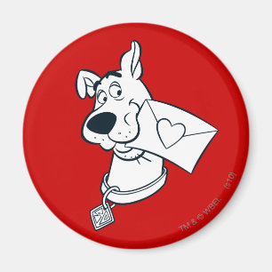 Scooby valentin dag magnet
