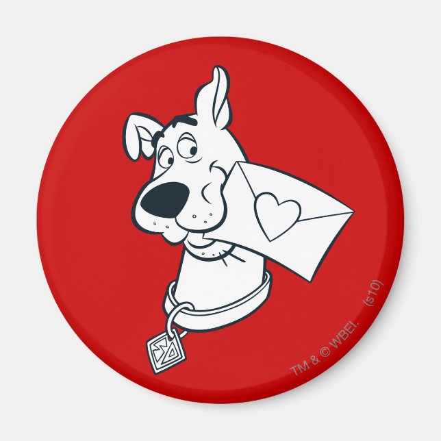 Scooby Valentindagen Magnet (Framsidan)