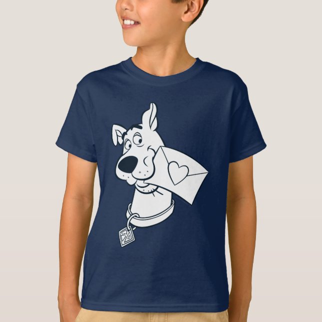 Scooby Valentindagen Tee Shirt (Framsida)