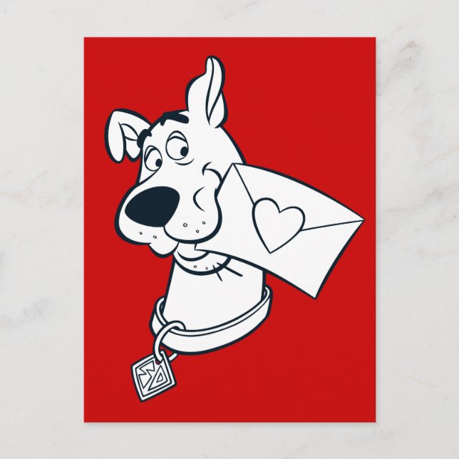 Scooby Valentine's Day Helg Vykort (Framsida)