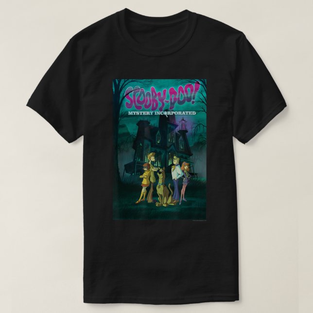 ScoobyDoo Mysterieguppen Affisch  T Shirt (Design framsida)