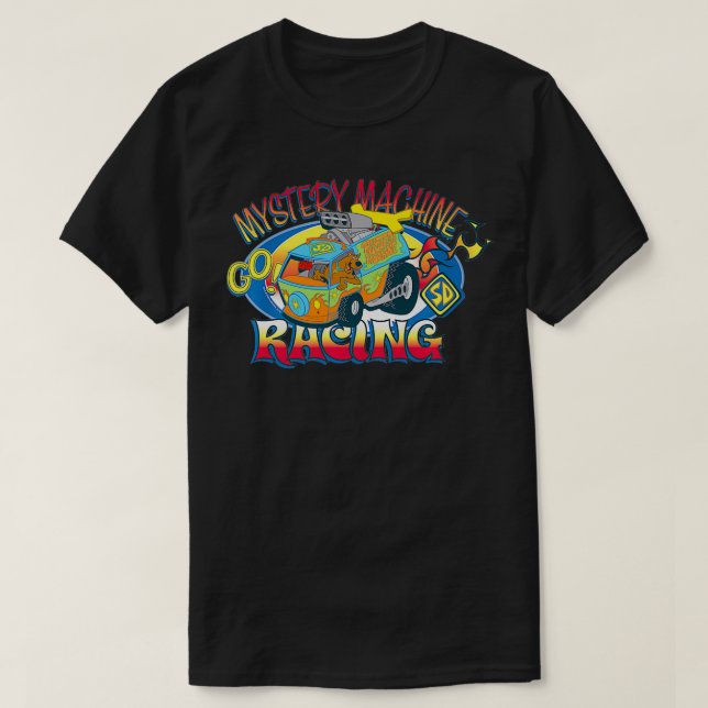 ScoobyDoo Mystery Machine Racing Premium  T Shirt (Design framsida)